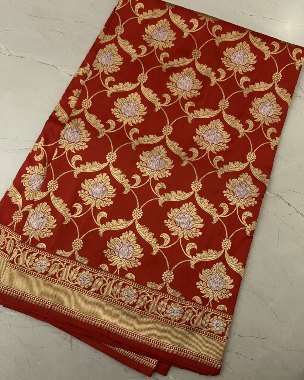 RED BANARASI SAREE