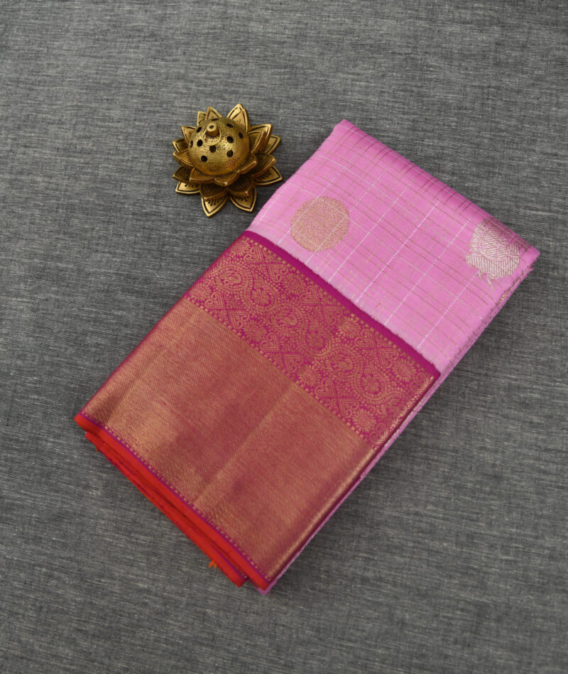 Light Pink Kanjivaram Saree