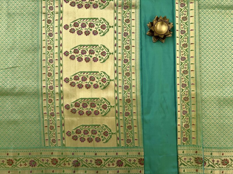 GREEN BANARASI SAREE - Image 2