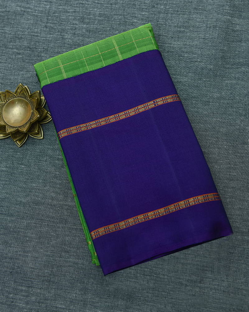 Green Mangalagiri Pattu Saree