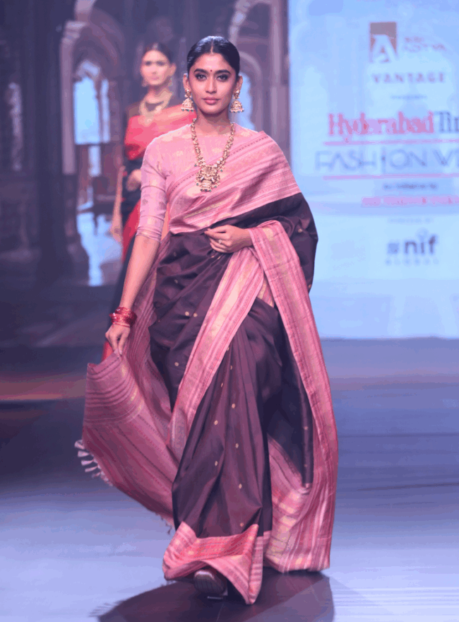 Coffee Brown Kanjivaram Saree