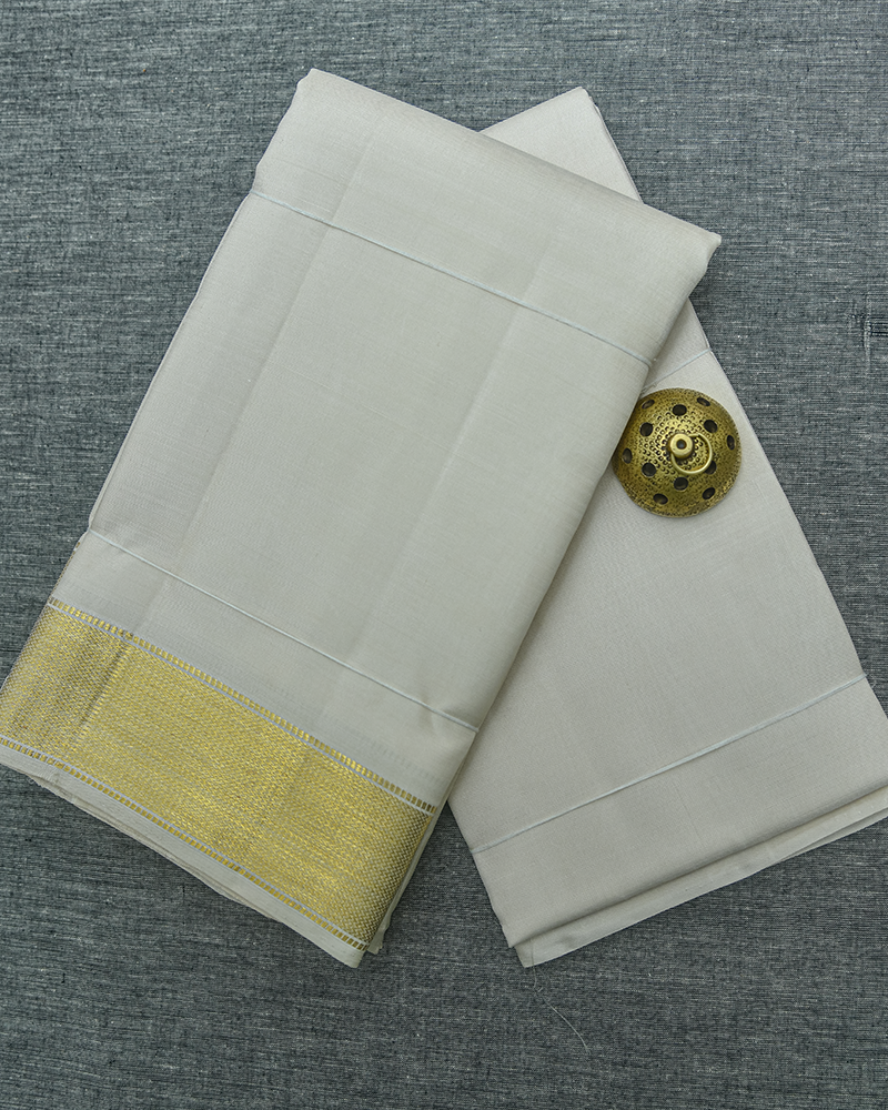 Off-white Kanchipuram Dhoti