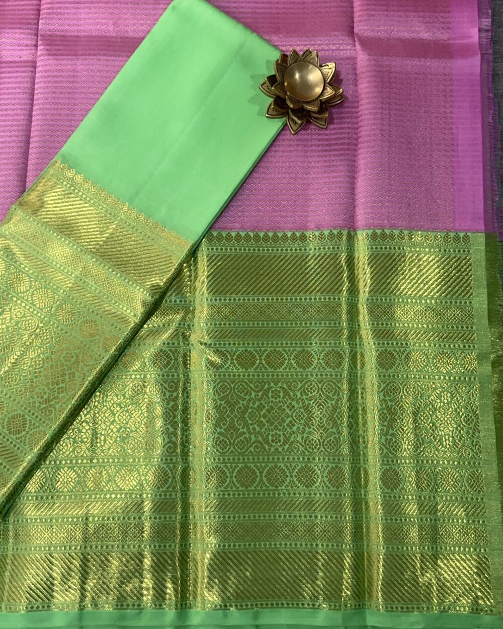 Pink Embellished Lehenga Material