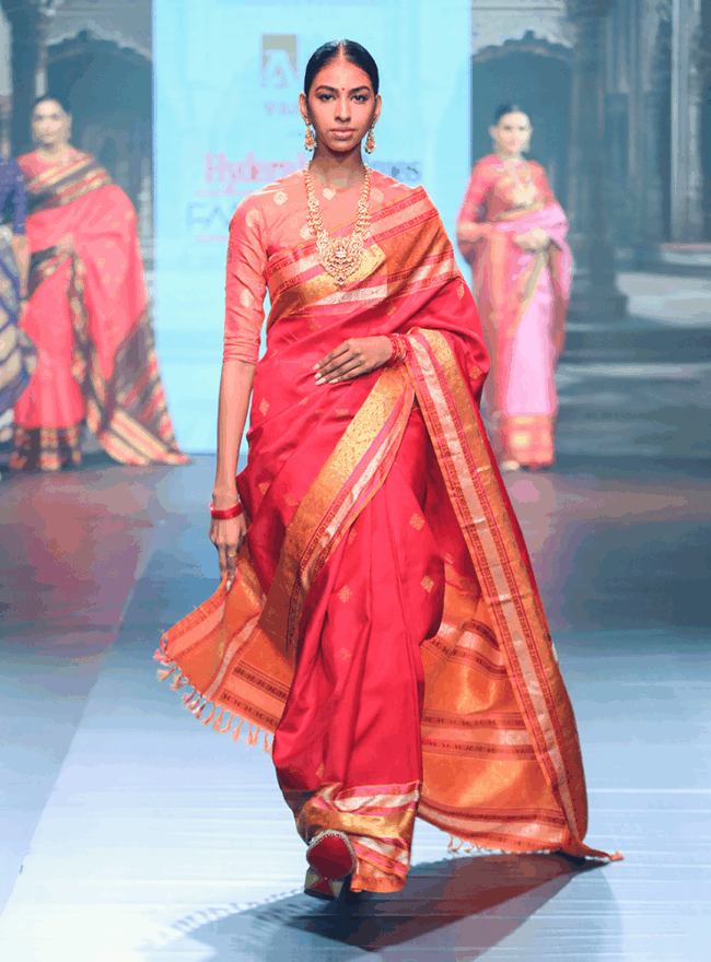 Red Kanjivaram Saree