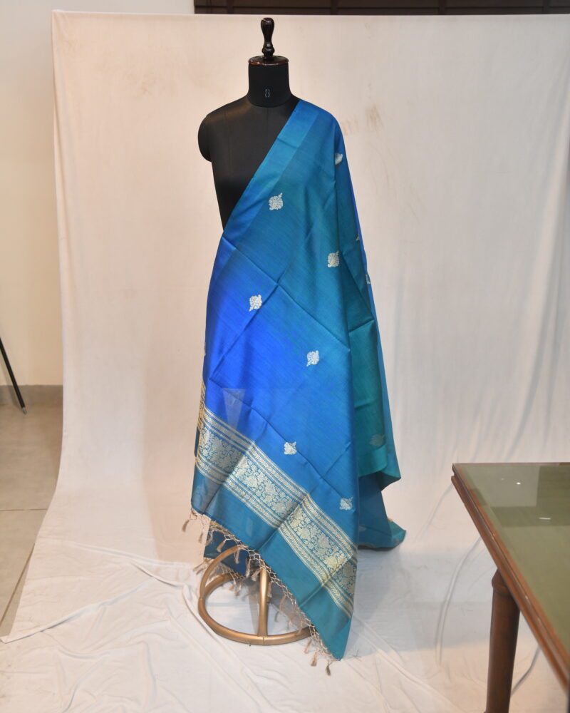Firozi Bloom Dupatta