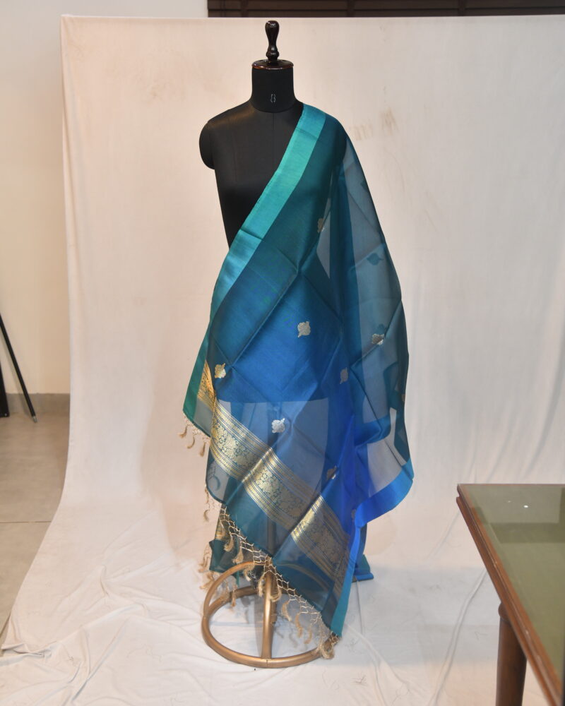 Teal Azure Dupatta