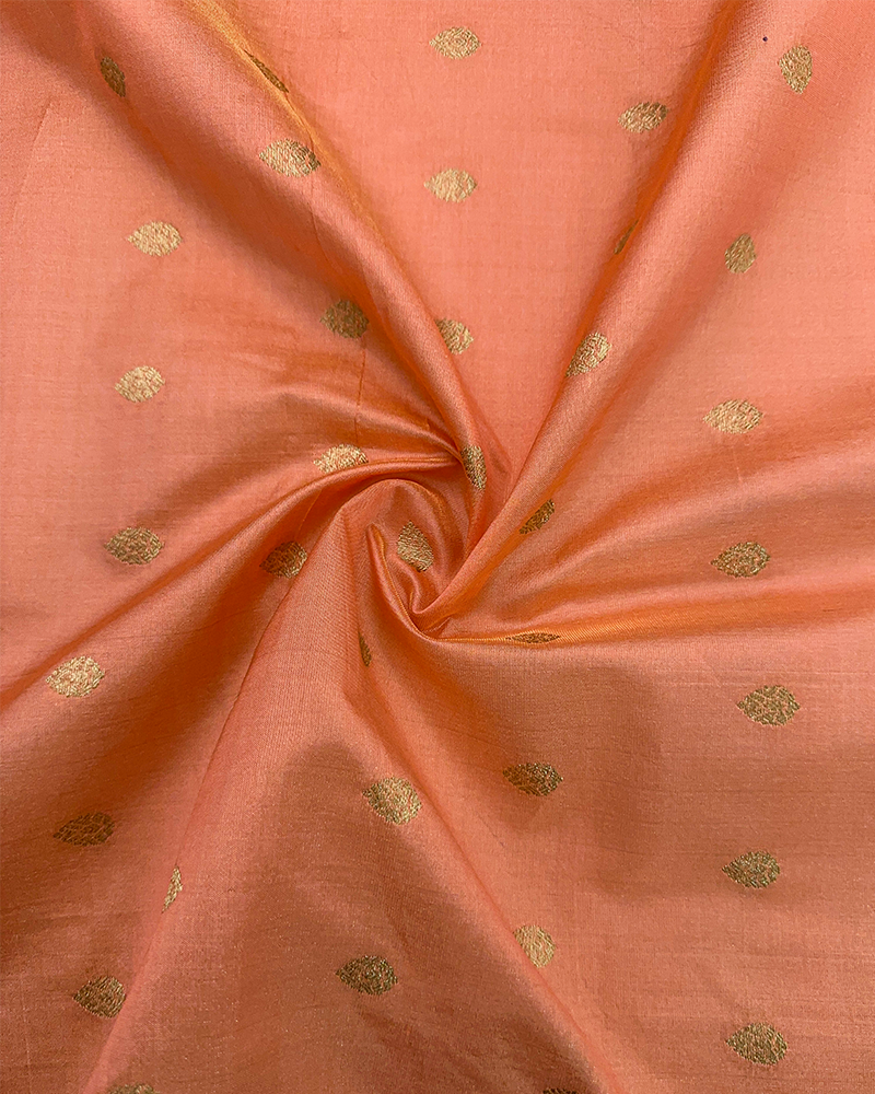 Peach Orange Material (1 Meter)