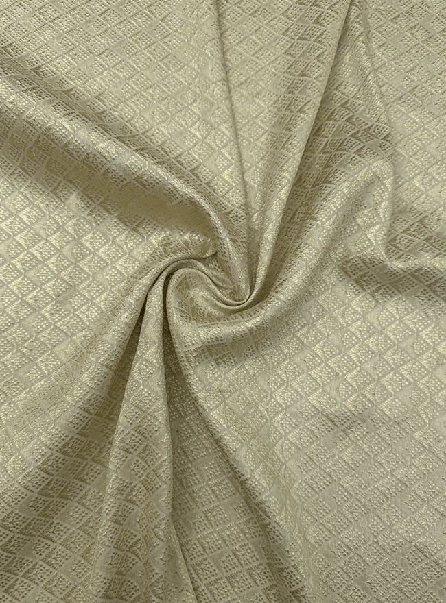 Cream Brocade Fabric