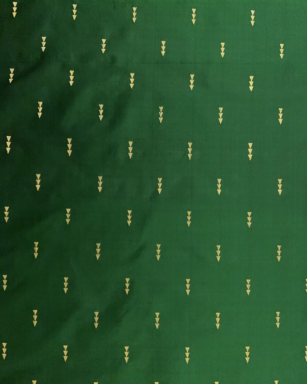 Bottle Green Silk Fabric - Image 2