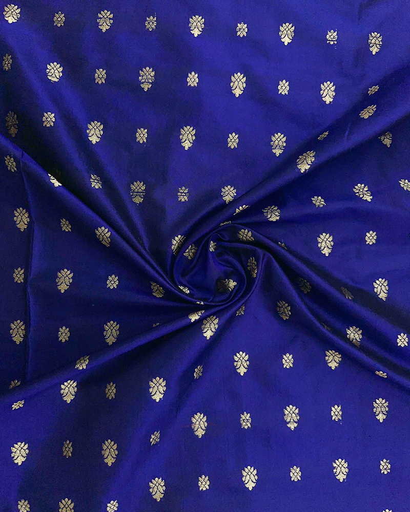 Royal Blue Silk Fabric