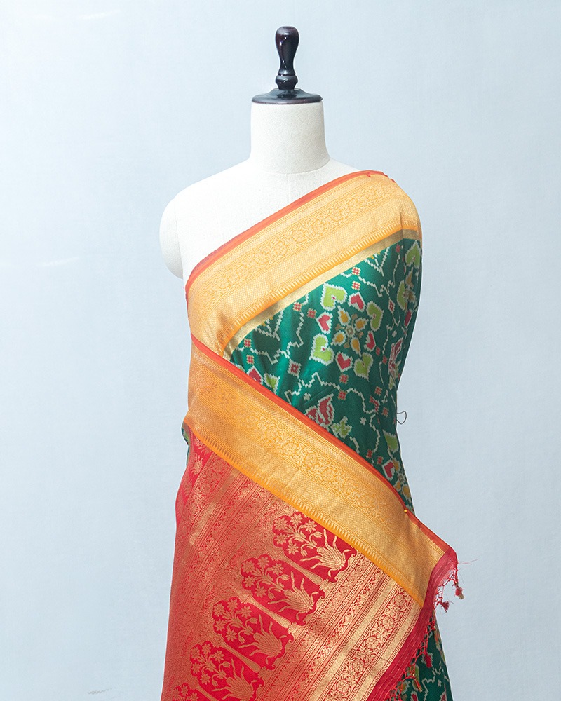 Semi Banarasi patola sarees