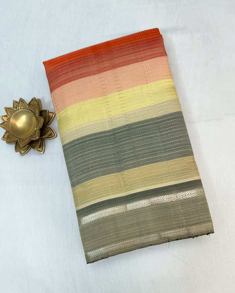 Multi Colour Kanjivaram Saree