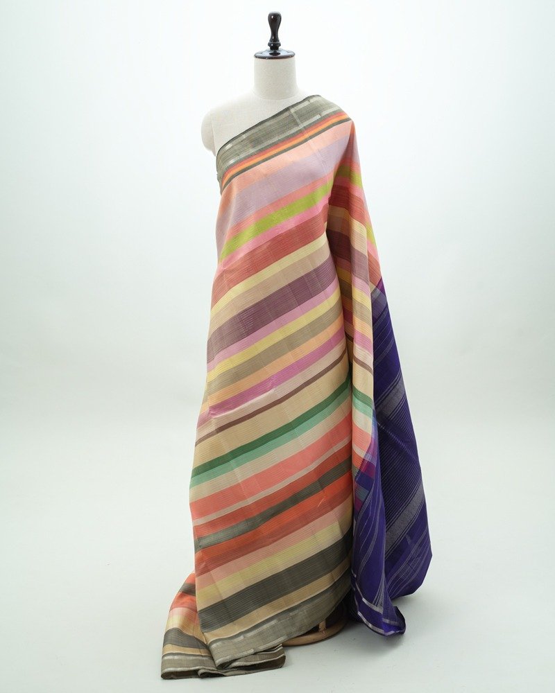 Multi Colour Kanjivaram Saree