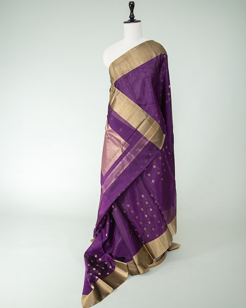 Plum color Coimbatore sico saree AS004CT