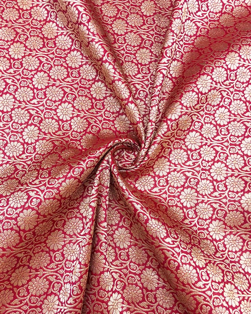 Red banaras brocade
