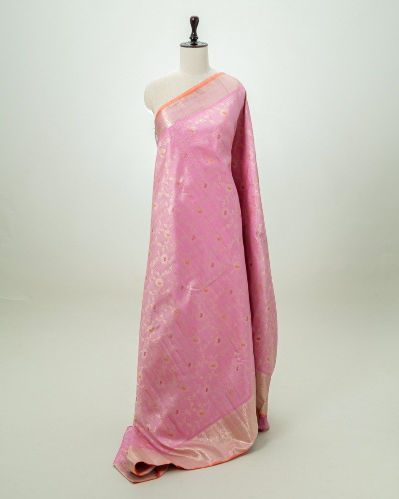 Pink Pure Kanjivaram Silk saree