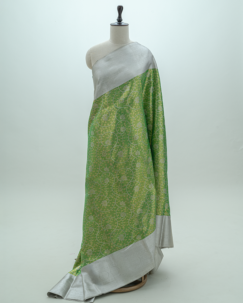 Pachai Tissue Kanivaram Silk Saree