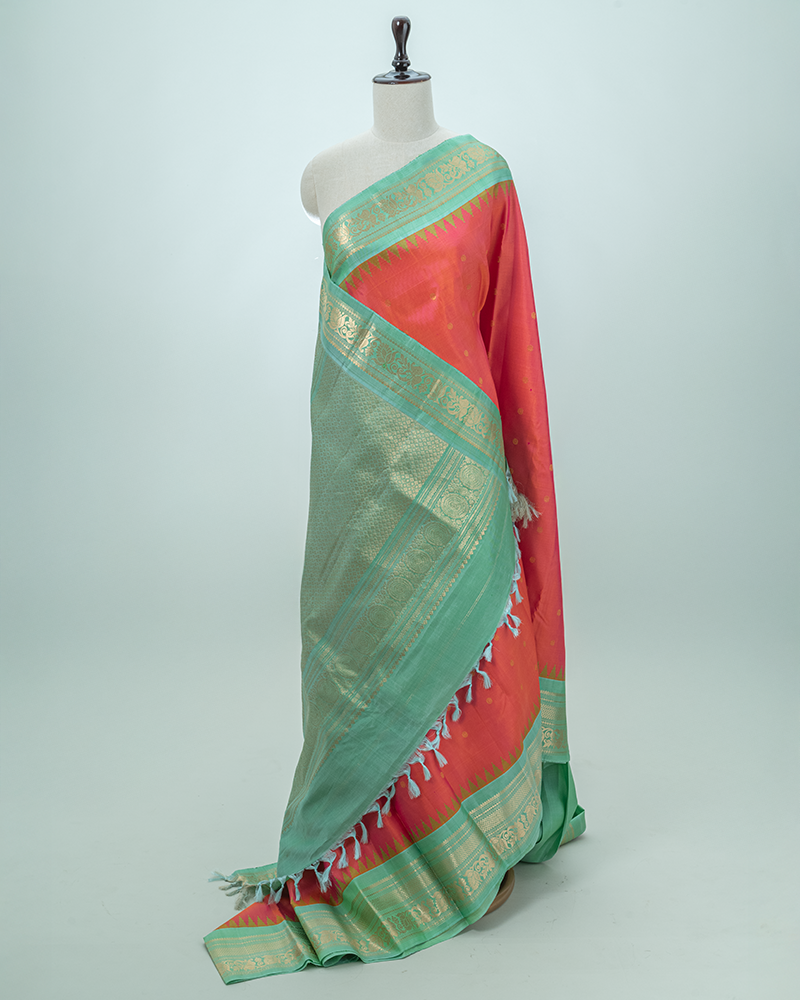 Crossandra colour gadwal pattu