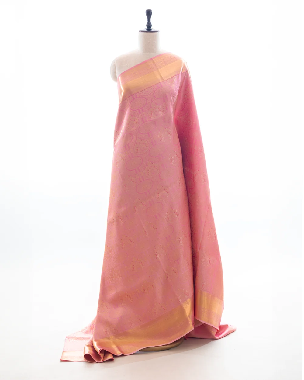 Soft Pink Kanjivaram Silk Saree
