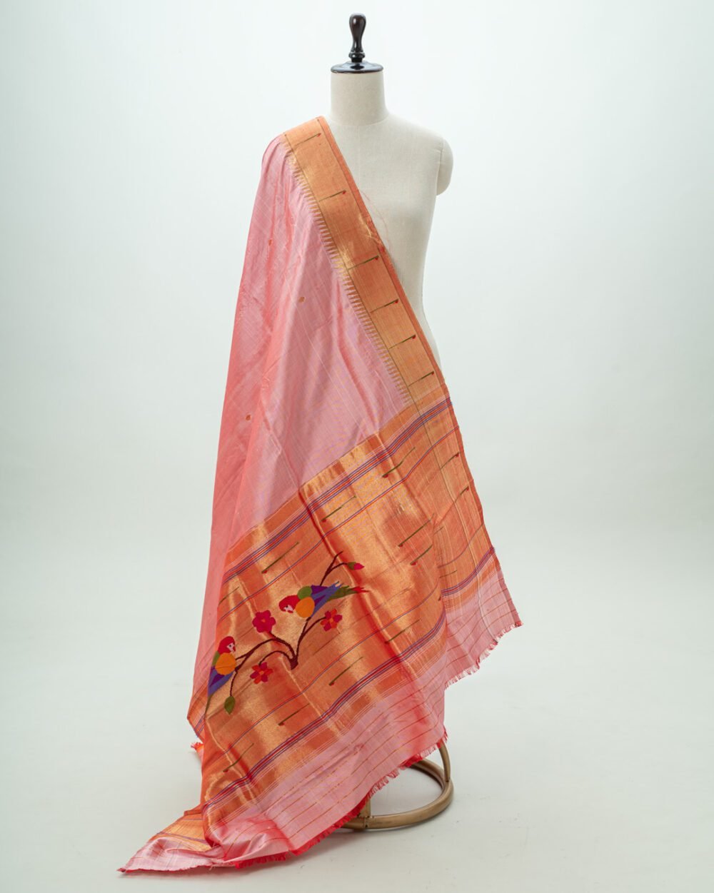 Munia Paithani Silk Dupatta