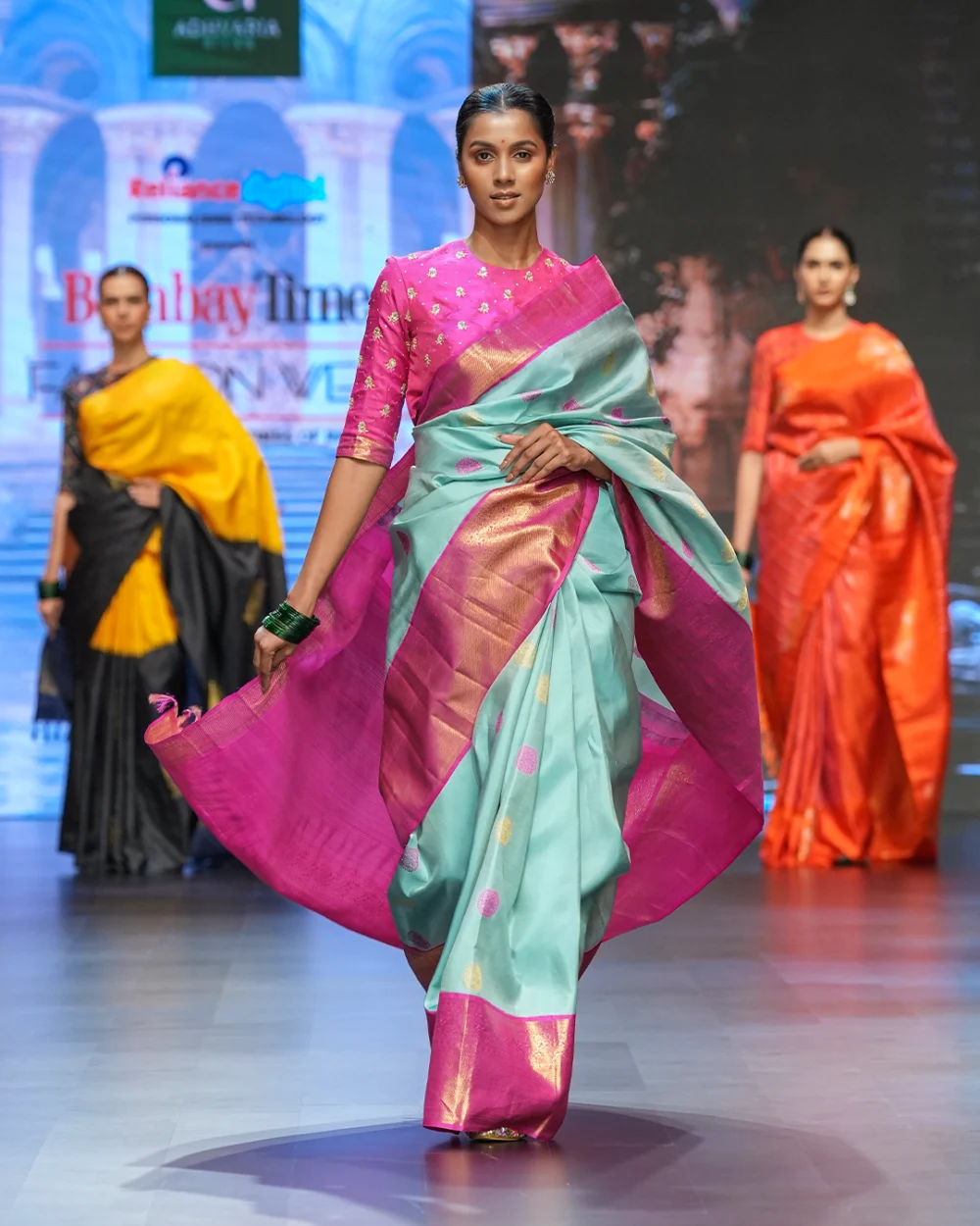 Light Blue Kanjivaram Handloom Silk Saree