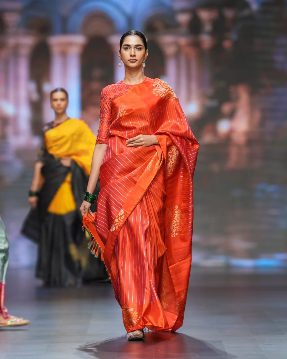 Red Kanjivaram Handloom Silk Saree