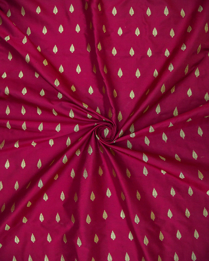 Rich Magenta Silk Fabric