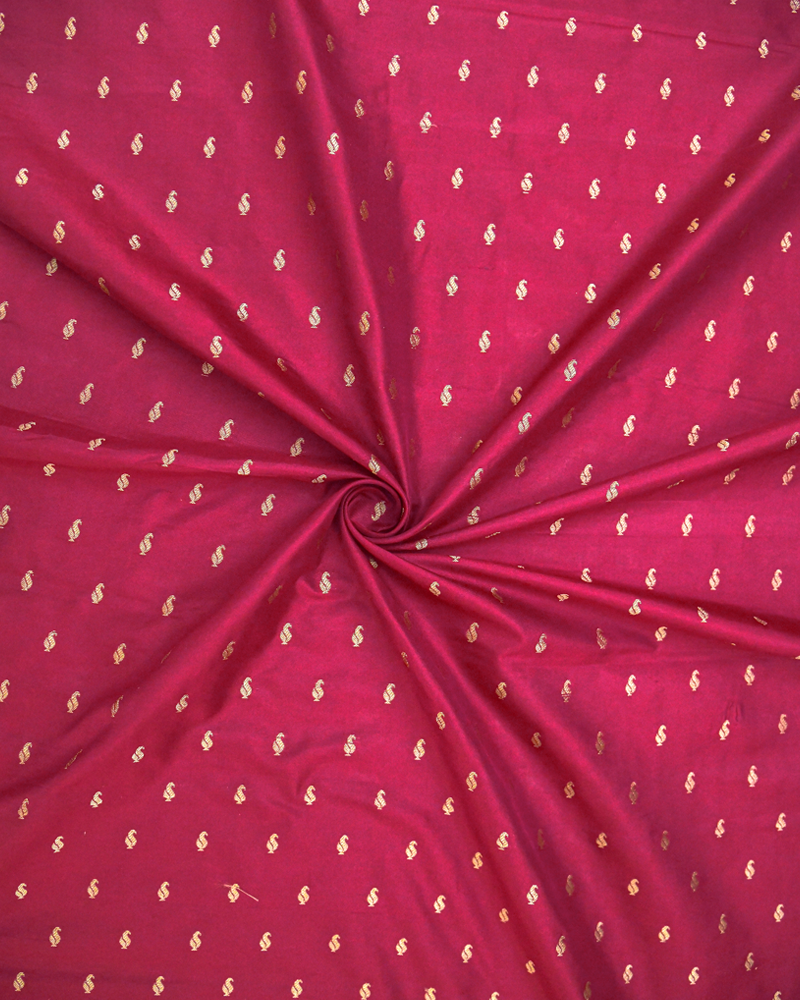 Rich Magenta Silk Fabric