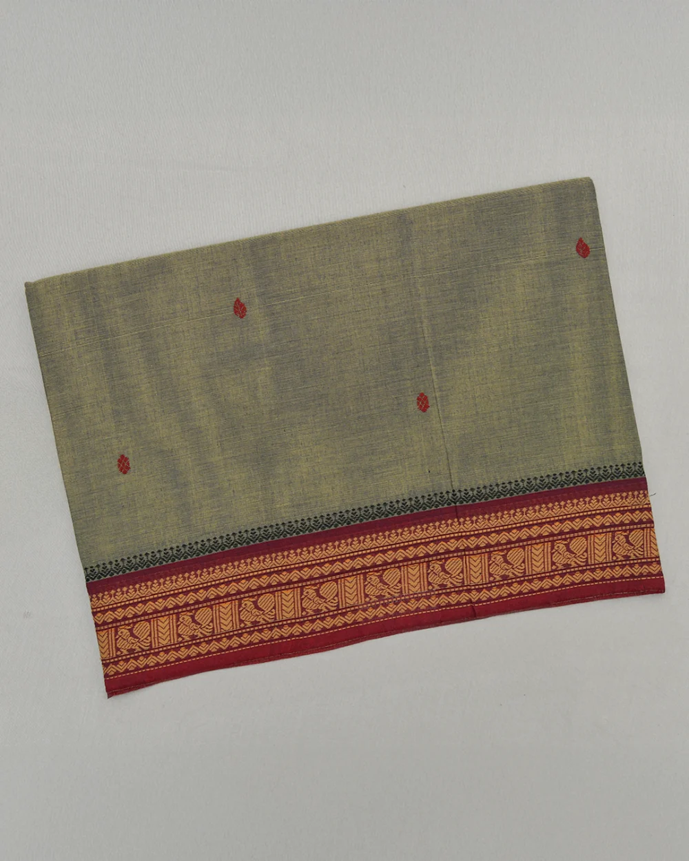 Sand Cream Kanchi Cotton Saree