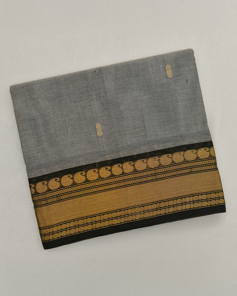 Gray Kanchi Cotton Saree
