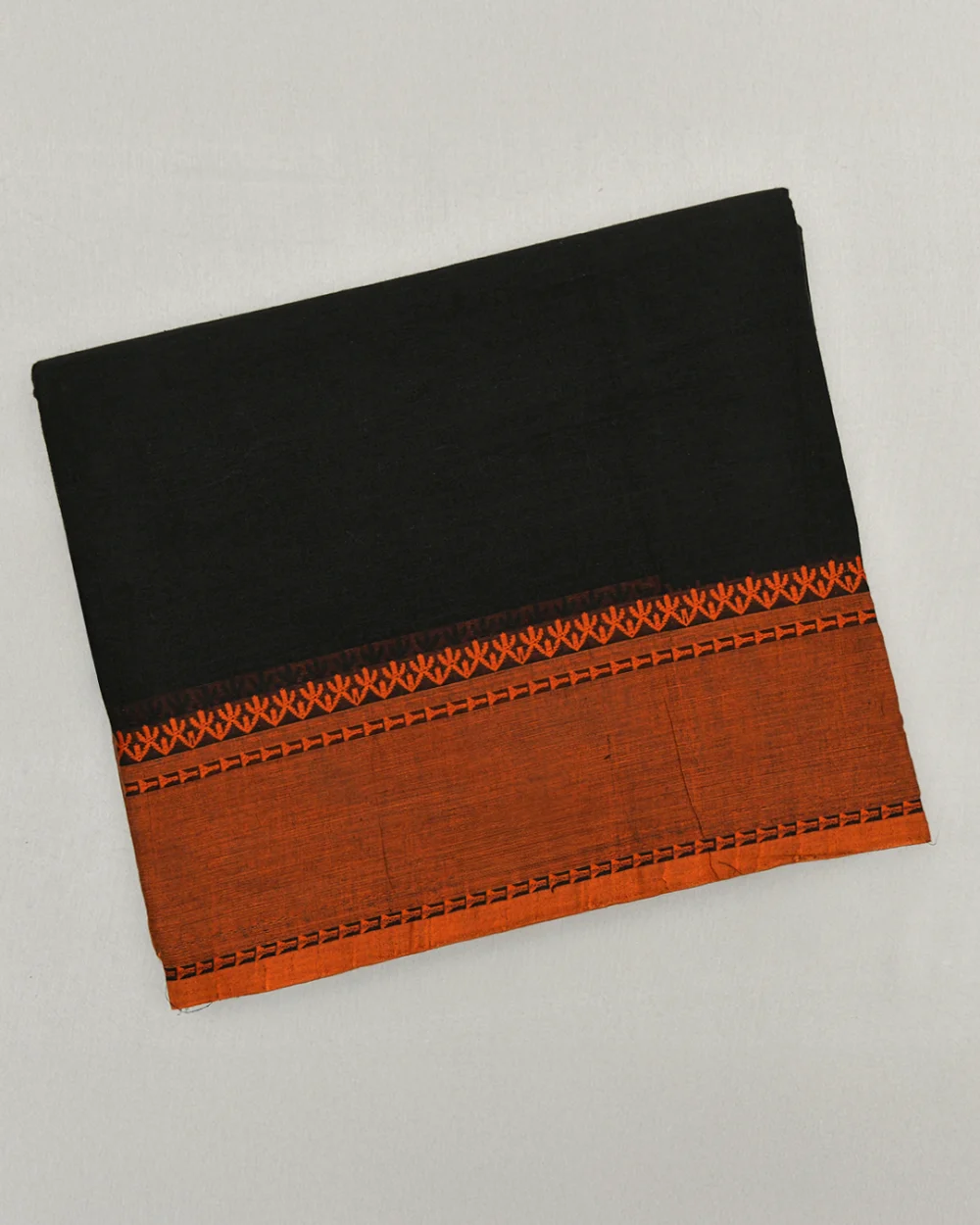 Black Kanchi Cotton Saree