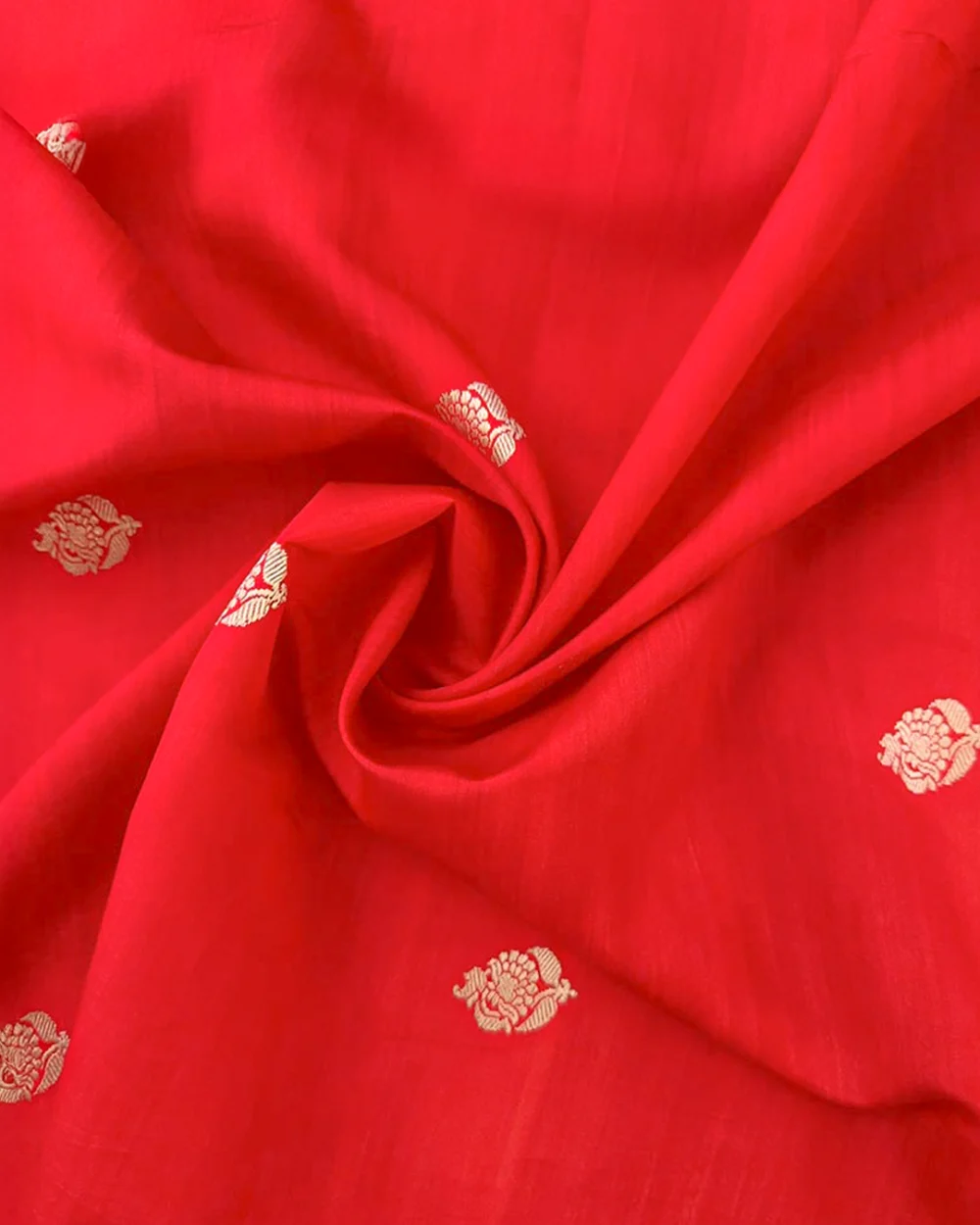 Red Silk Fabric
