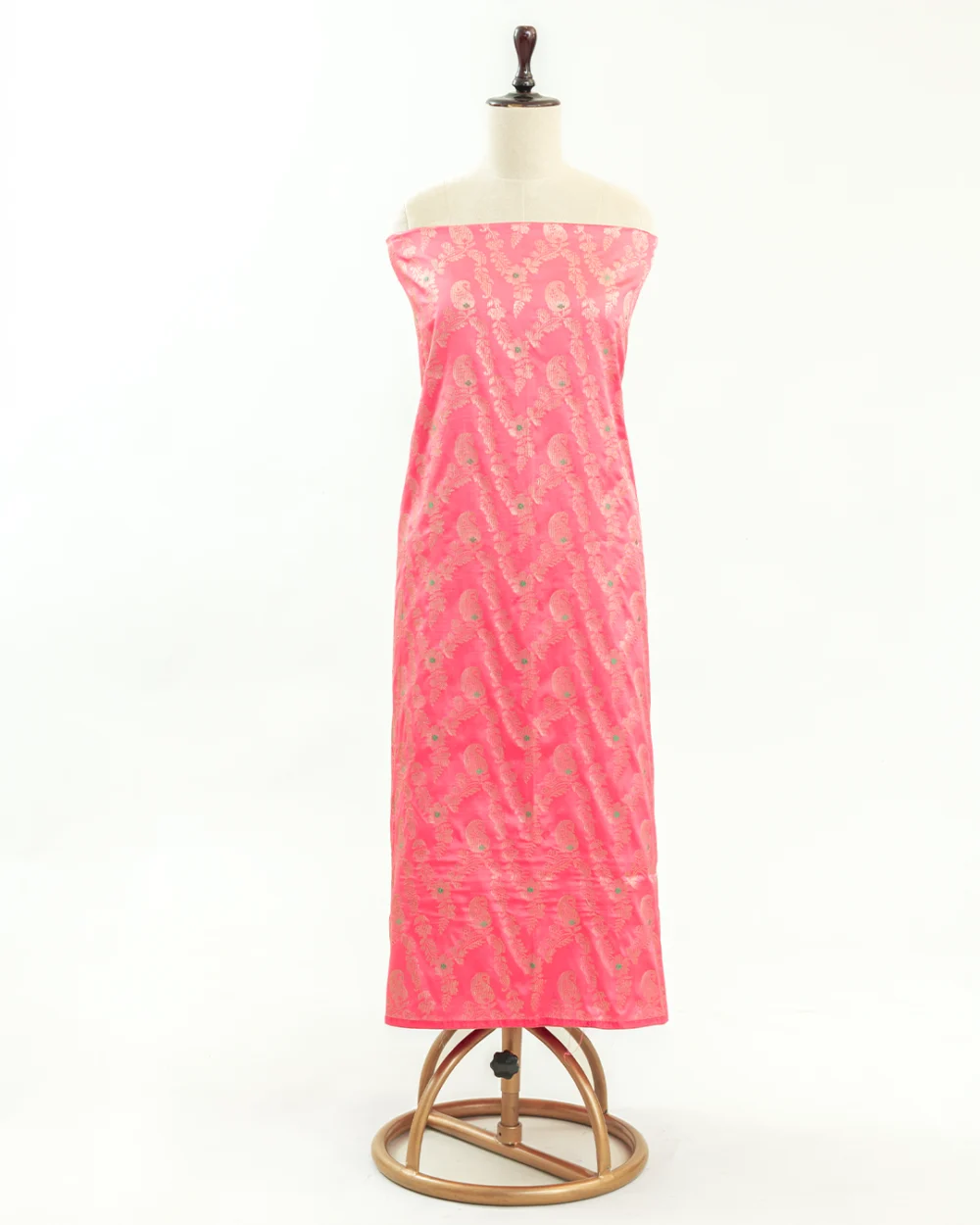 Bright Pink Banaras Kurta Set