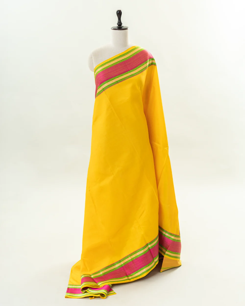 Yellow Kanjivaram Saree