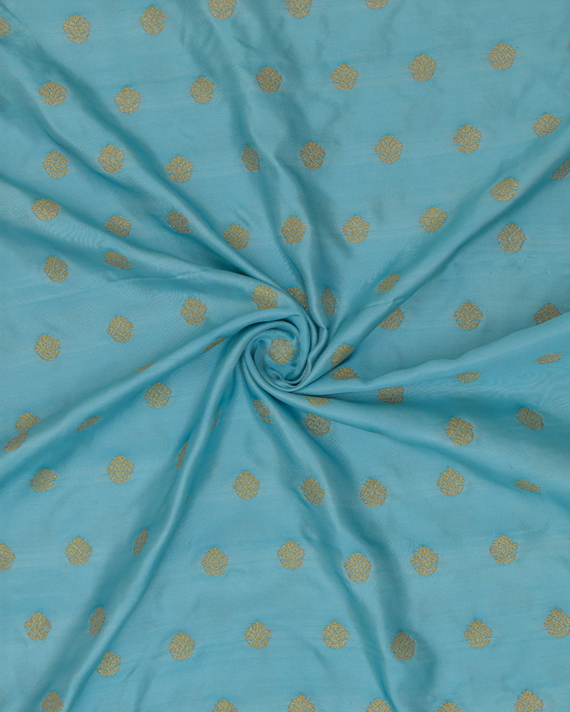 Sky Blue Silk Fabric