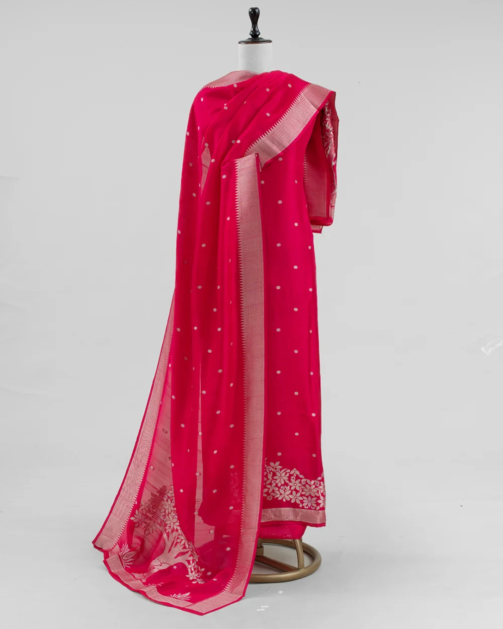 Pink Tussar Kurta Set