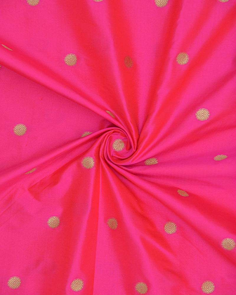 Hot Pink Silk Fabric