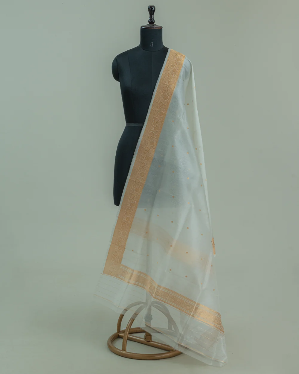 White Organza Dupatta