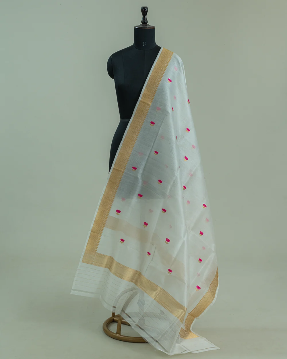 White Organza Dupatta