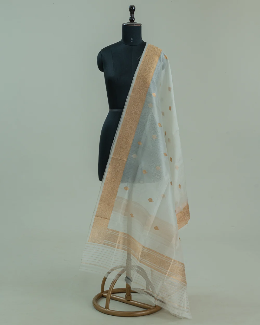 White Organza Dupatta